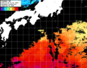 ひまわり人工衛星:黒潮域,10:59JST,1時間合成画像
