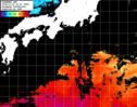 ひまわり人工衛星:黒潮域,13:59JST,1時間合成画像