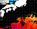 ひまわり人工衛星:黒潮域,14:59JST,1時間合成画像