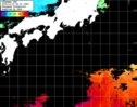 ひまわり人工衛星:黒潮域,17:59JST,1時間合成画像