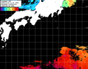 ひまわり人工衛星:黒潮域,20:59JST,1時間合成画像
