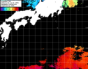 ひまわり人工衛星:黒潮域,21:59JST,1時間合成画像