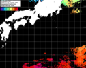 ひまわり人工衛星:黒潮域,23:59JST,1時間合成画像