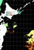 ひまわり人工衛星:親潮域,11:59JST,1時間合成画像