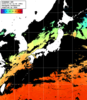 ひまわり人工衛星:日本全域,21:59JST,1時間合成画像