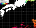 ひまわり人工衛星:黒潮域,00:59JST,1時間合成画像