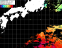 ひまわり人工衛星:黒潮域,07:59JST,1時間合成画像