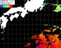 ひまわり人工衛星:黒潮域,08:59JST,1時間合成画像