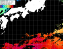 ひまわり人工衛星:黒潮域,14:59JST,1時間合成画像