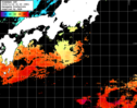 ひまわり人工衛星:黒潮域,06:59JST,1時間合成画像