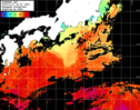 ひまわり人工衛星:黒潮域,11:59JST,1時間合成画像