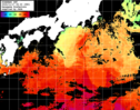 ひまわり人工衛星:黒潮域,17:59JST,1時間合成画像