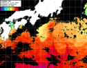 ひまわり人工衛星:黒潮域,20:59JST,1時間合成画像