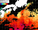 ひまわり人工衛星:黒潮域,22:59JST,1時間合成画像