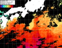 ひまわり人工衛星:黒潮域,23:59JST,1時間合成画像