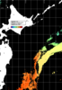 ひまわり人工衛星:親潮域,18:59JST,1時間合成画像