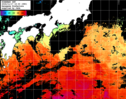 ひまわり人工衛星:黒潮域,03:59JST,1時間合成画像