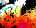 ひまわり人工衛星:黒潮域,08:59JST,1時間合成画像