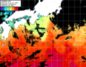 ひまわり人工衛星:黒潮域,10:59JST,1時間合成画像