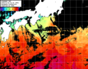 ひまわり人工衛星:黒潮域,11:59JST,1時間合成画像