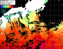 ひまわり人工衛星:黒潮域,13:59JST,1時間合成画像