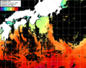 ひまわり人工衛星:黒潮域,19:59JST,1時間合成画像