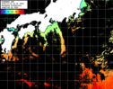 ひまわり人工衛星:黒潮域,03:59JST,1時間合成画像