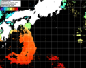 ひまわり人工衛星:黒潮域,03:59JST,1時間合成画像