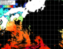 ひまわり人工衛星:黒潮域,10:59JST,1時間合成画像
