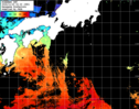 ひまわり人工衛星:黒潮域,11:59JST,1時間合成画像
