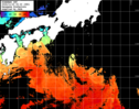 ひまわり人工衛星:黒潮域,18:59JST,1時間合成画像