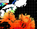 ひまわり人工衛星:黒潮域,23:59JST,1時間合成画像