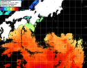 ひまわり人工衛星:黒潮域,00:59JST,1時間合成画像