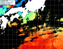 ひまわり人工衛星:黒潮域,07:59JST,1時間合成画像