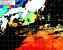 ひまわり人工衛星:黒潮域,08:59JST,1時間合成画像