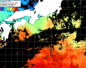 ひまわり人工衛星:黒潮域,11:59JST,1時間合成画像