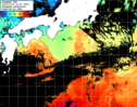 ひまわり人工衛星:黒潮域,15:59JST,1時間合成画像