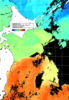 NOAA人工衛星画像:親潮域, 1日合成画像(2024/11/21UTC)