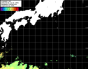 ひまわり人工衛星:黒潮域,19:59JST,1時間合成画像