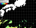 ひまわり人工衛星:黒潮域,22:59JST,1時間合成画像
