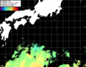 ひまわり人工衛星:黒潮域,03:59JST,1時間合成画像