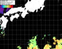 ひまわり人工衛星:黒潮域,11:59JST,1時間合成画像