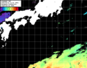 ひまわり人工衛星:黒潮域,22:59JST,1時間合成画像