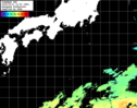 ひまわり人工衛星:黒潮域,19:59JST,1時間合成画像