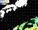 ひまわり人工衛星:黒潮域,20:59JST,1時間合成画像