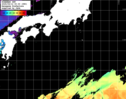 ひまわり人工衛星:黒潮域,09:59JST,1時間合成画像