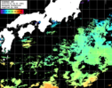 ひまわり人工衛星:黒潮域,17:59JST,1時間合成画像