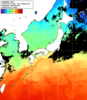 NOAA人工衛星画像:日本全域, 1日合成画像(2025/05/22UTC)