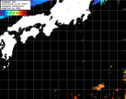 ひまわり人工衛星:黒潮域,20:59JST,1時間合成画像