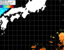 ひまわり人工衛星:黒潮域,16:59JST,1時間合成画像